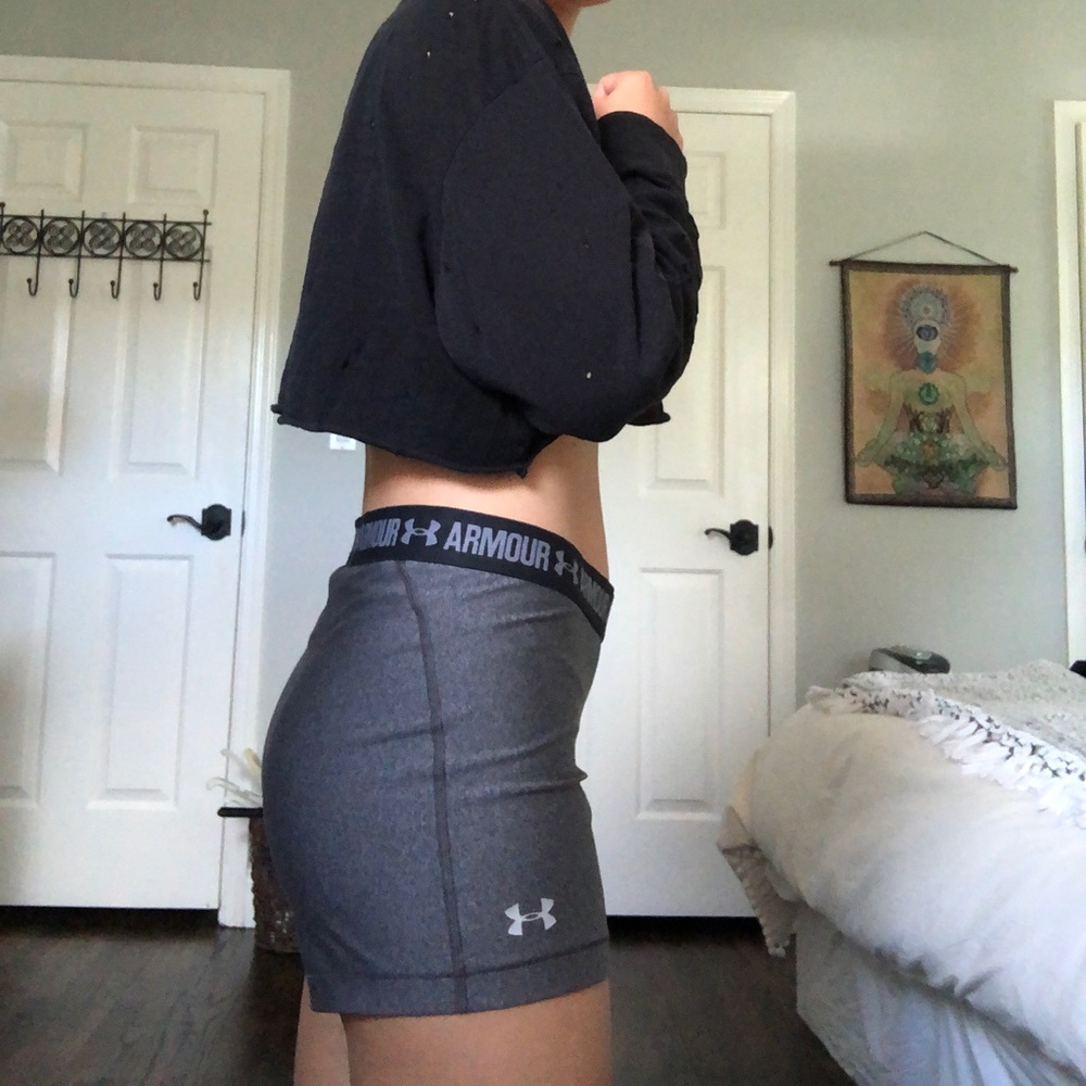 Under armour Gray workout shorties